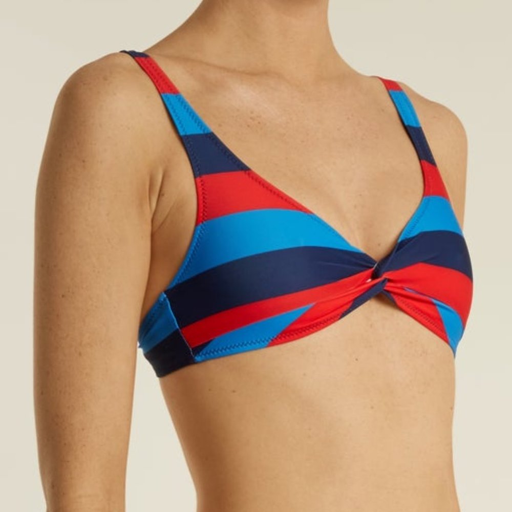 Solid & Striped Bikini Set - Small - image 4